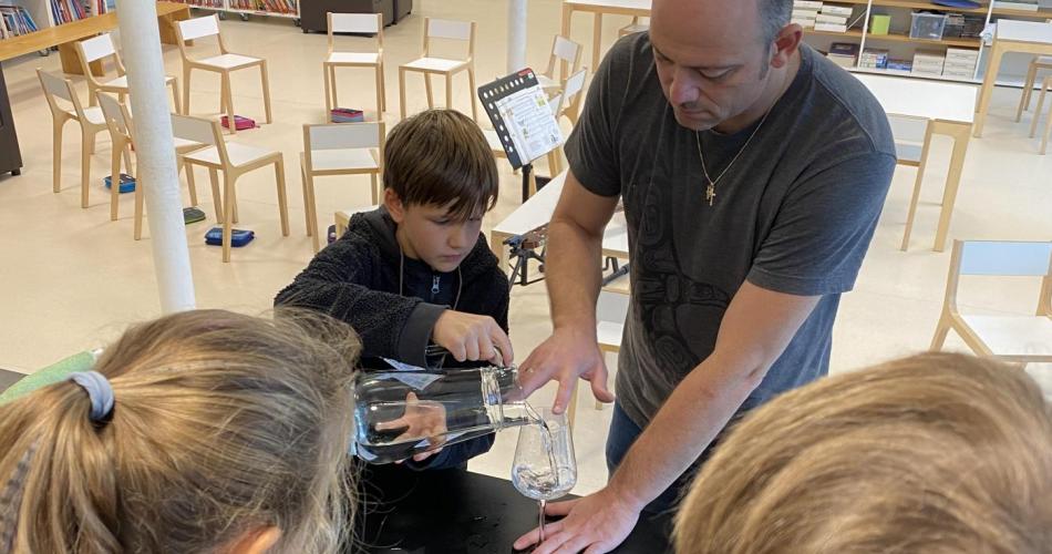 Experiment zur stehenden Welle 