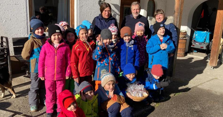 1. Klasse mit der Familie Dengg